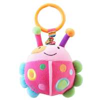 Vibrálós gyerek plüss játék Baby Mix katicabogár