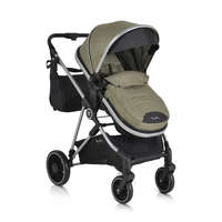 Kali babakocsi 2in1 lapra csukható, megfordítható+táska olive zöld