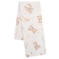 Flanel pelenka nyomtatott mintával New Baby maci bézs