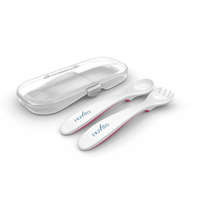 Nuvita kanál és villa szett tartóban - pink - 8477