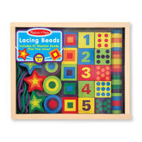 Melissa & Doug fűzős gyöngyök dobozban