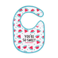 Canpol babies Vízálló pamut előke, dinnyés - SO COOL