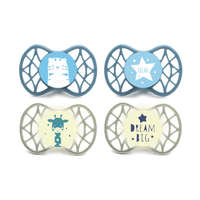 Nuvita Symmetric Air55 4db-os cumi szett 0+ - Powder Blue/Sage Green - 70654 tigris, csillag, zsiráf, dream big