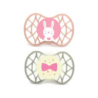 Nuvita Symmetric Air55 2db-os cumi szett 0+ - English Rose/Sage Green - nyuszi/masni 70652