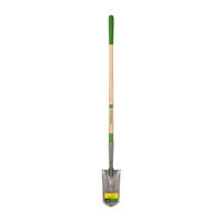 TRUPER JOHN DEERE TRS-5-RBA-JD Árokásó lapát, 12,5 cm széles pengével, íves vállak, 120 cm-es prémium keményfa nyéllel, gumírozott markolattal (35123)
