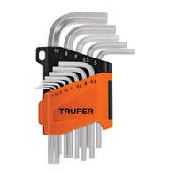 TRUPER TRUPER ALL-13M Imbuszkulcs készlet, 13 darabos, 1,3 - 10 mm (15542)