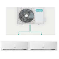 HISENSE MULTISPLIT2 2AMW52U4RXC 5 kW kültéri egység, + 2 db 3,5kW beltéri egység, 2AMW52U4RXC_DJ35LE0EG