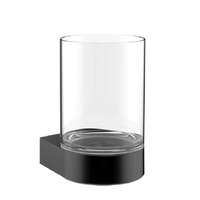  AREZZO Design NORO üveg tartó pohár, fekete, AR-2013300