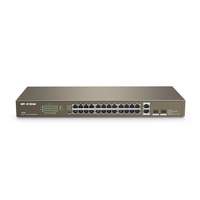 IP-COM IP-COM F1026F 24-Port Fast Ethernet Unmanaged Switch with 2 GE Ports and 2 SFP Slots