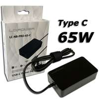 LC Power LC Power LC-NB-GAN-65-C 65W USB-C Notebook Power Adapter Black