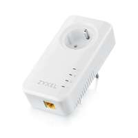 ZyXEL ZyXEL PLA6457 Wave 2 Powerline Pass-thru Gigabit Ethernet Adapter Range Extender White