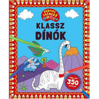Kreatív Kiadó Klassz dínók - Számos színező - Több mint 350 matrica!