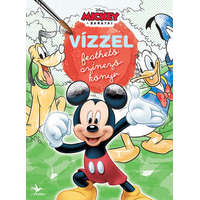 Kolibri Kiadó Vízzel festhető színezőkönyv - Mickey és barátai