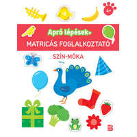 Kolibri Kiadó Apró lépések - Szín-móka - Matricás foglalkoztató
