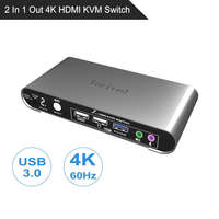 Terived Terived 2 portos HDMI USB 3.0 KVM Kapcsoló
