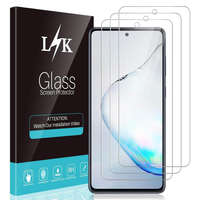 LϟK LϟK Képernyővédő Samsung Galaxy Note 10 Lite / S10 Lite Készülékekhez, 3 Csomag