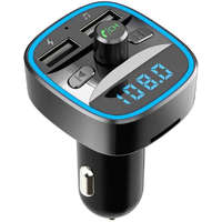 Cdrox Cdrox T25 Autós FM Transzmitter Autós Töltő Bluetooth MP3 Lejátszó Intelligens Hangvezérlés 12-24 V