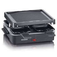 SEVERIN SEVERIN 4 Személyes Raclette Grill, 600W, Elegáns Fekete