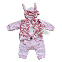 Nyuszis body melegítő kislány szett