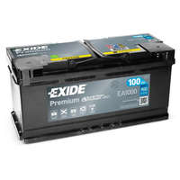 Exide Exide Premium 12V 100Ah 900A jobb+ autó akkumulátor (EA1000)