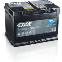 Exide Exide Premium 12V 77Ah 760A Jobb+ autó akkumulátor (EA770)