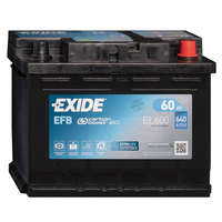 Exide EXIDE START-STOP EFB 12V 60AH 640A Jobb+ Autó Akkumulátor (EL600)
