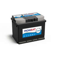 Monbat Monbat AGM Start Stop 12V 60Ah 640A Jobb+ Akkumulátor