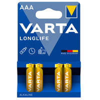 VARTA LONGLIFE mikro/ AAA/ LR03 elem BL4 (4db-os) - 4103