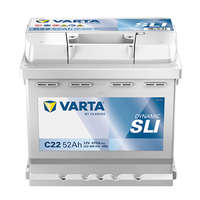 Varta Varta Dynamic SLI 12V 52Ah 470A Jobb+ autó akkumulátor (C22)-552400