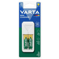 VARTA Mini Charger töltő + 2db AA 2100mAh akkumulátor - 57656