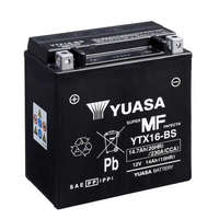 Yuasa Yuasa YTX16-BS 12V 14Ah 230A AGM motorkerékpár akkumulátor - 514902