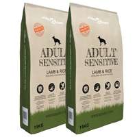 vidaXL vidaXL 2 db „Adult Sensitive Lamb & Rice” prémium száraz kutyatáp 30 kg