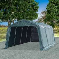 vidaXL vidaXL sötétzöld elmozdítható PVC állattartó sátor 550 g/m² 3,3 x 6,4 m