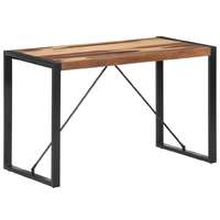 vidaXL vidaXL tömör fa étkezőasztal paliszander felülettel 120 x 60 x 75 cm