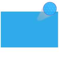 vidaXL vidaXL kék, négyszögletes PE medencetakaró 800 x 500 cm