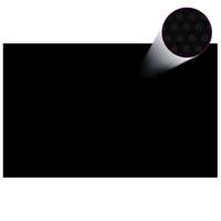 vidaXL vidaXL fekete, négyszögletes PE medencetakaró 800 x 500 cm