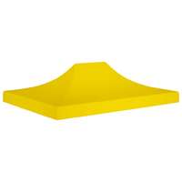 vidaXL vidaXL sárga tető partisátorhoz 4 x 3 m 270 g/m²