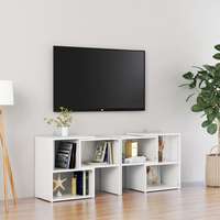 vidaXL vidaXL magasfényű fehér forgácslap TV-szekrény 104 x 30 x 52 cm
