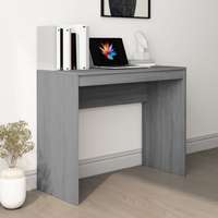vidaXL vidaXL szürke sonoma színű szerelt fa íróasztal 90x40x72 cm