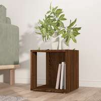 vidaXL vidaXL barna tölgy színű szerelt fa kisasztal 33 x 33 x 34,5 cm