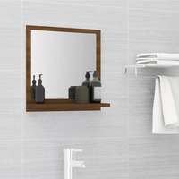 vidaXL vidaXL barna tölgy színű szerelt fa fürdőszobatükör 40x10,5x37 cm