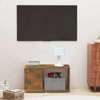 vidaXL vidaXL füstös tölgy színű szerelt fa TV-szekrény 60 x 24 x 32 cm