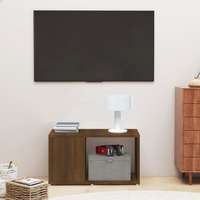 vidaXL vidaXL barna tölgy színű szerelt fa TV-szekrény 60 x 24 x 32 cm