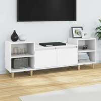 vidaXL vidaXL fehér szerelt fa TV-szekrény 160 x 35 x 55 cm