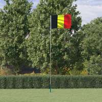 vidaXL vidaXL belga alumínium zászló és rúd 5,55 m
