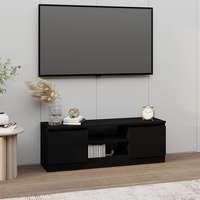 vidaXL vidaXL fekete TV-szekrény ajtóval 102 x 30 x 36 cm