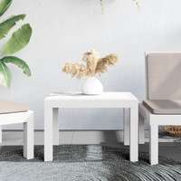 vidaXL vidaXL fehér PP kerti asztal 59 x 47 x 40 cm