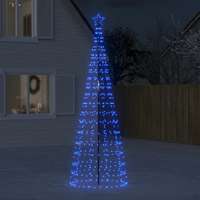 vidaXL vidaXL kék karácsonyfa fénykúp tüskékkel 570 LED 300 cm