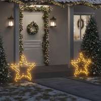 vidaXL vidaXL karácsonyi csillag fénydekoráció 115 LED 85 cm