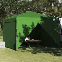 vidaXL vidaXL Pop-up napernyő sátor Zöld 300 x 300 cm szövet